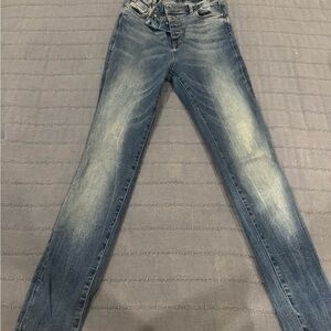 Guess Women's Faded Blue Skinny Jeans”used”